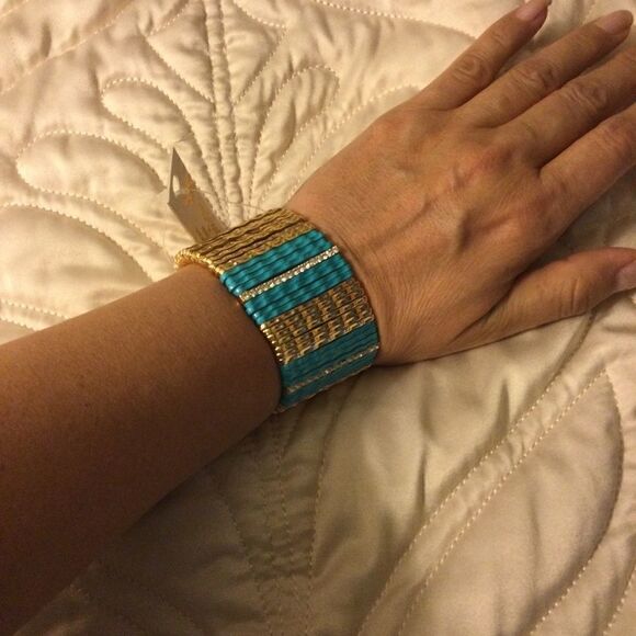 NWT Mercer Street enamel bracelet stretch - Picture 3 of 7